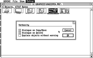 Gemini atari screenshot
